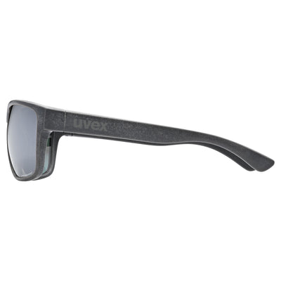 Akiniai Uvex lgl ocean P black mat / mirror silver