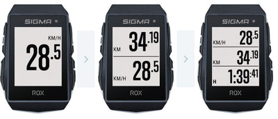 Dviračio kompiuteris SIGMA ROX 11.1 Evo GPS Black HR Set