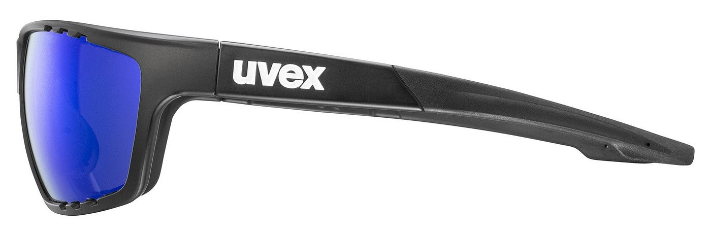 Dviratininko akiniai Uvex sportstyle 706 black matt / mirror blue