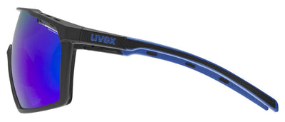 Dviratininko akiniai Uvex mtn perform black-blue matt / mirror blue