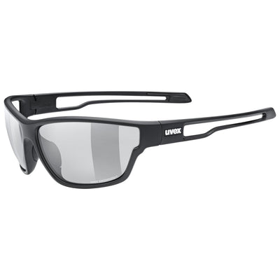 Akiniai Uvex Sportstyle 806 Variomatic black mat / smoke