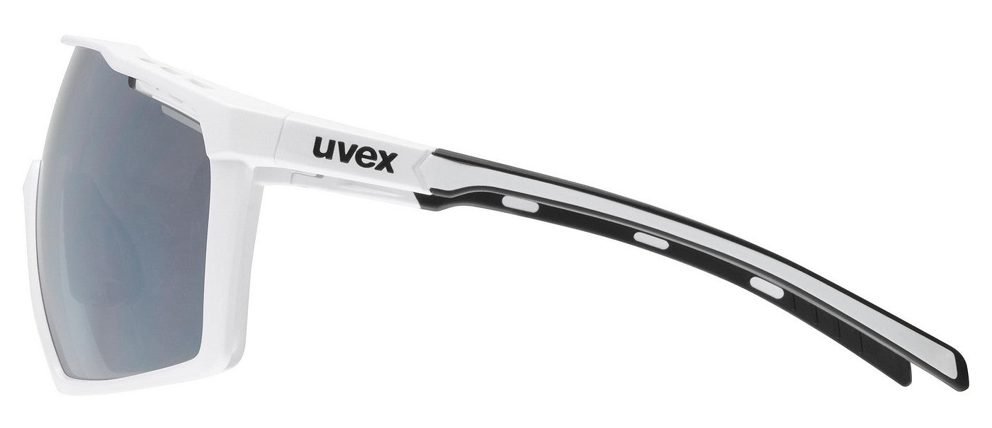Dviratininko akiniai Uvex mtn perform white matt / mirror silver