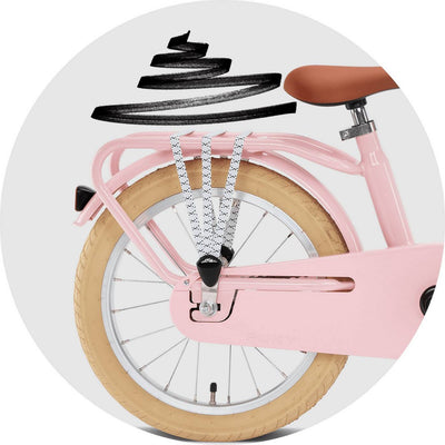 Dviratis PUKY Steel Classic 16 retro-rose