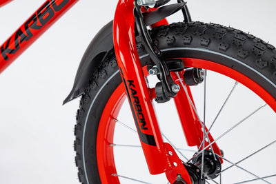 Dviratis Karbon Rocket ALU 16 red-black