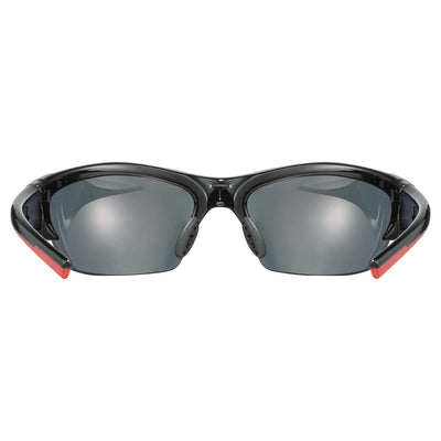 Akiniai Uvex blaze III black red / mirror red