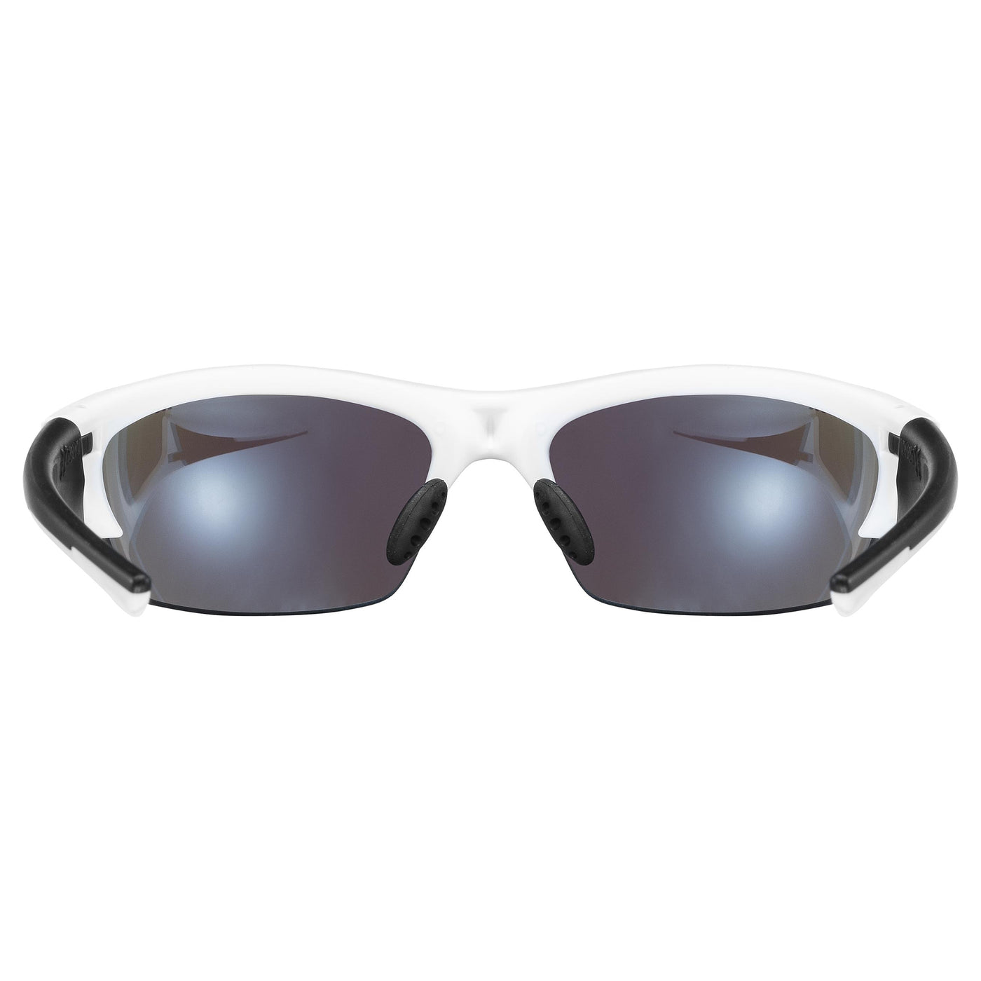 Akiniai Uvex Blaze III white black mat / mirror blue