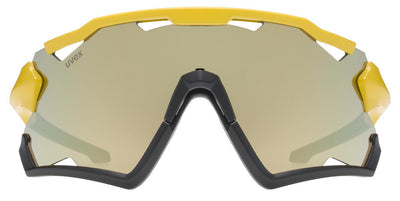 Dviratininko akiniai Uvex sportstyle 228 sunbee black matt / mirror yellow