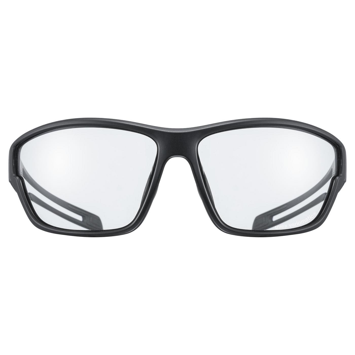 Akiniai Uvex Sportstyle 806 Variomatic black mat / smoke