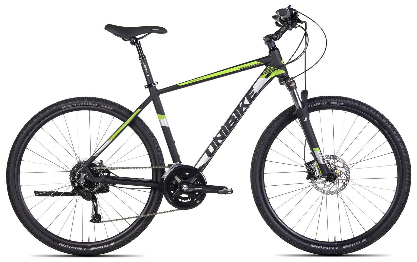Dviratis UNIBIKE Crossfire GTS 2022 black-green-23"