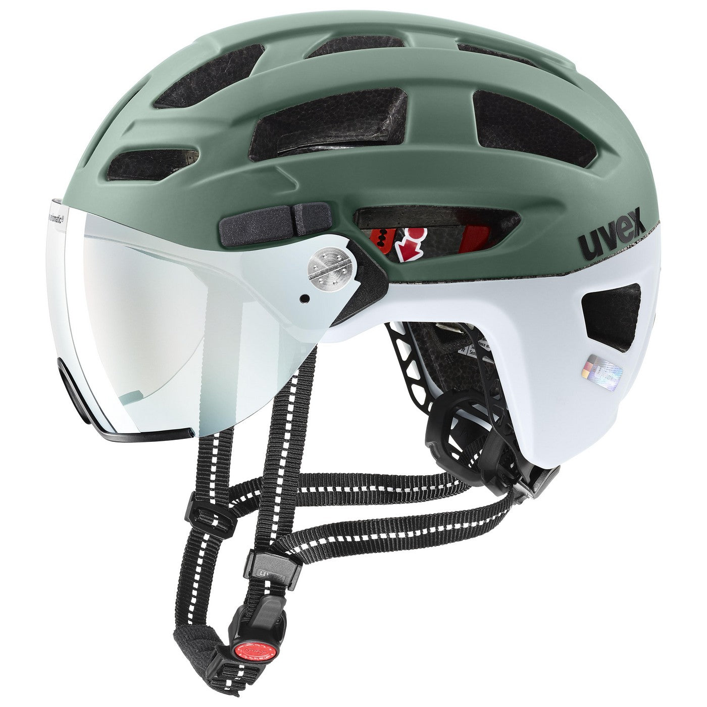 Šalmas Uvex finale visor V mattoss green-cloud matt-56-61CM