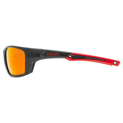 Akiniai Uvex Sportstyle 232 P black mat red / mirror red