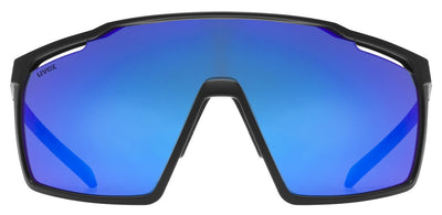 Dviratininko akiniai Uvex mtn perform black-blue matt / mirror blue