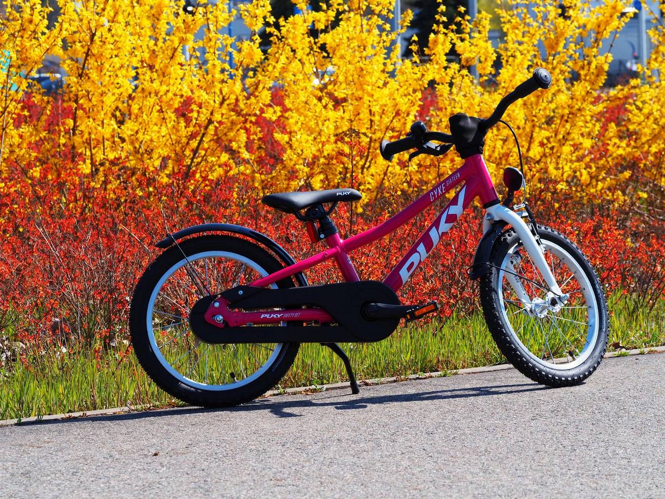 Dviratis PUKY CYKE 16-1 Alu berry-white