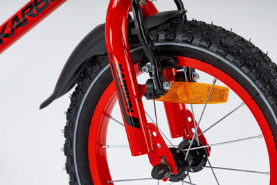 Dviratis Karbon Rocket ALU 14 red-black