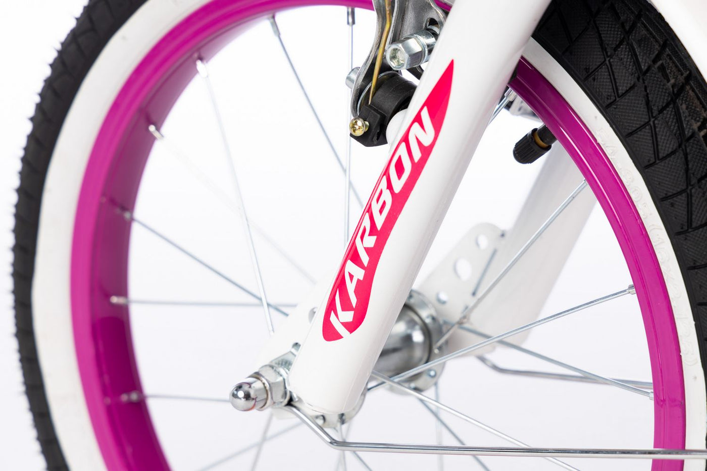 Dviratis Karbon Kitty 16 pink-white