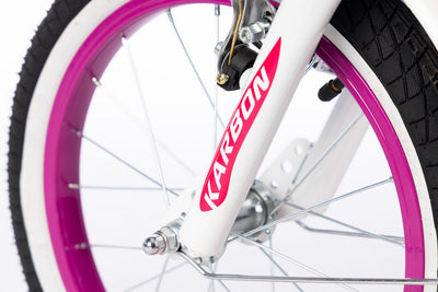 Dviratis Karbon Kitty 16 pink-white