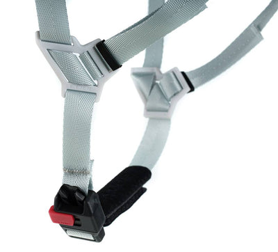 Šalmas Cube DIRT 2.0 white'n'grey-L (57-62)