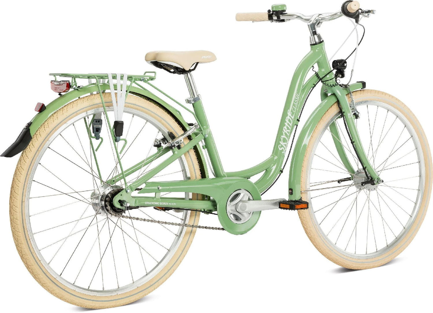 Dviratis PUKY Skyride 26-7 Alu Classic retro green