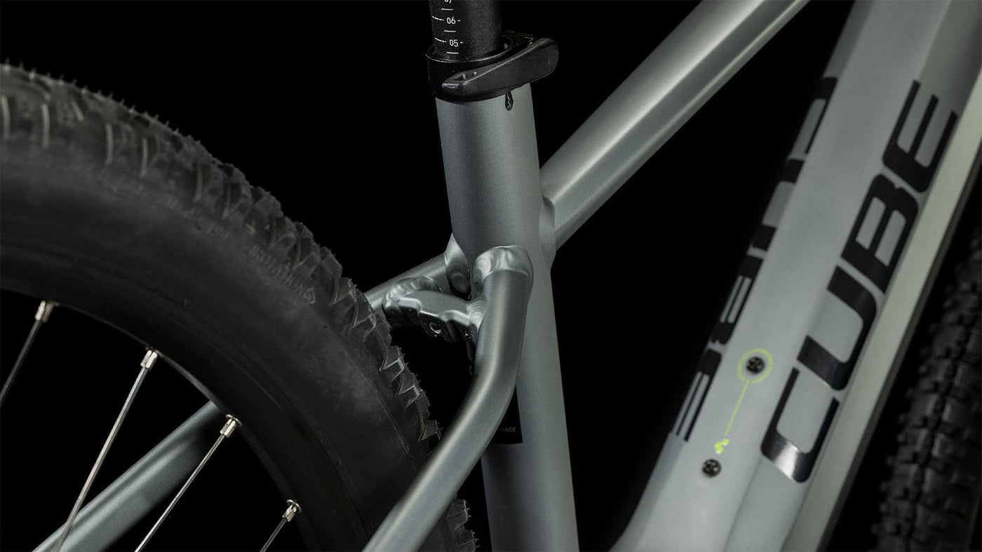 Elektrinis dviratis Cube Reaction Hybrid Pro 500 29 flashgrey'n'green 2023