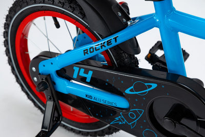 Dviratis Karbon Rocket ALU 14 blue-red
