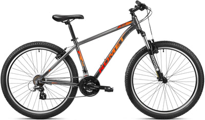 Dviratis Romet Rambler R7.0 27.5" 2023 graphite-silver-red-21" / XL