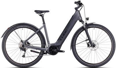 Elektrinis dviratis Cube Nuride Hybrid Performance 500 Allroad Easy Entry graphite'n'black 2023-50 cm / S
