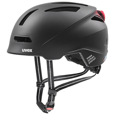 Šalmas Uvex urban planet LED black matt-58-61CM