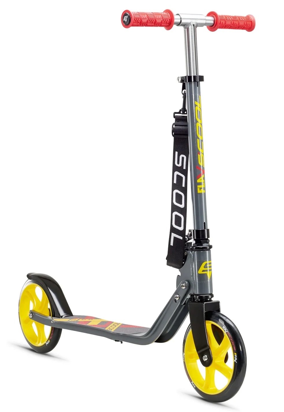 Paspirtukas S'COOL flaX 8.3 Aluminium dark grey-yellow