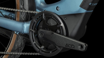 Elektrinis dviratis Cube Nuride Hybrid Performance 500 Allroad Easy Entry metalblue'n'red 2023-46 cm / XS