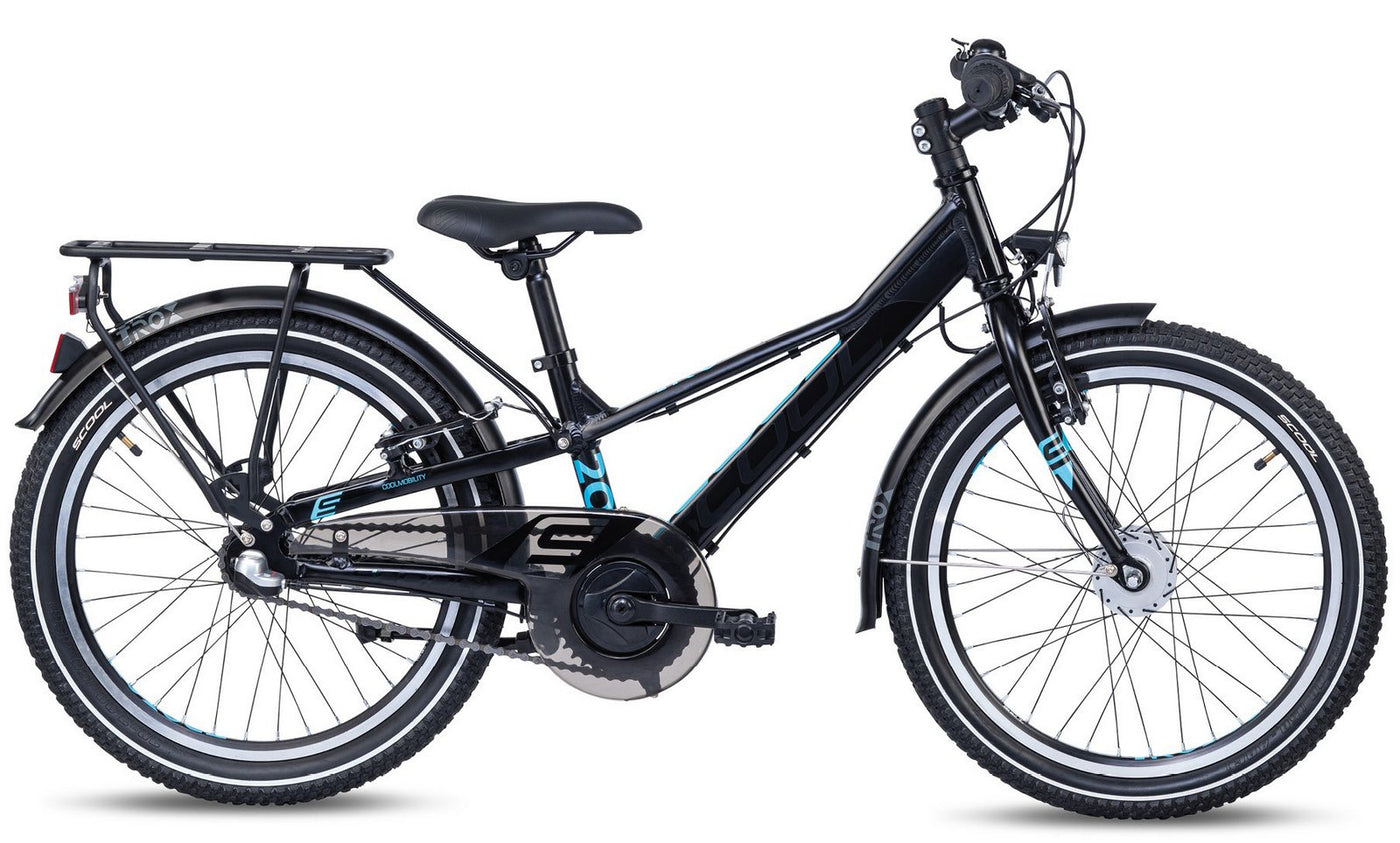 Dviratis S'COOL troX EVO 20" 3-speed Aluminium black-blue