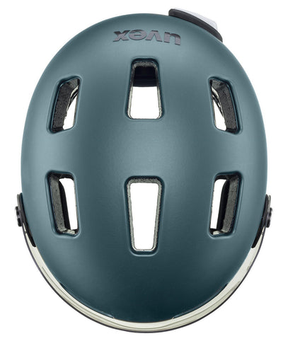 Šalmas Uvex rush visor deep turquoise matt-58-61CM
