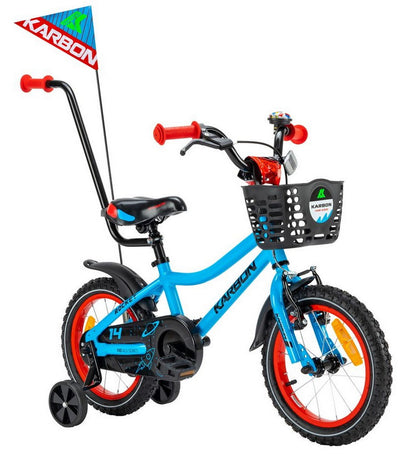 Dviratis Karbon Rocket ALU 14 blue-red