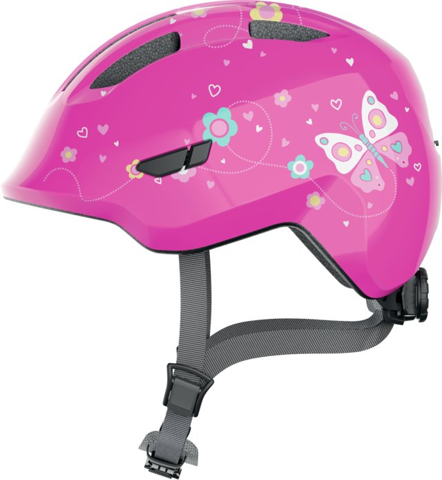 Šalmas Abus Smiley 3.0 pink butterfly-S