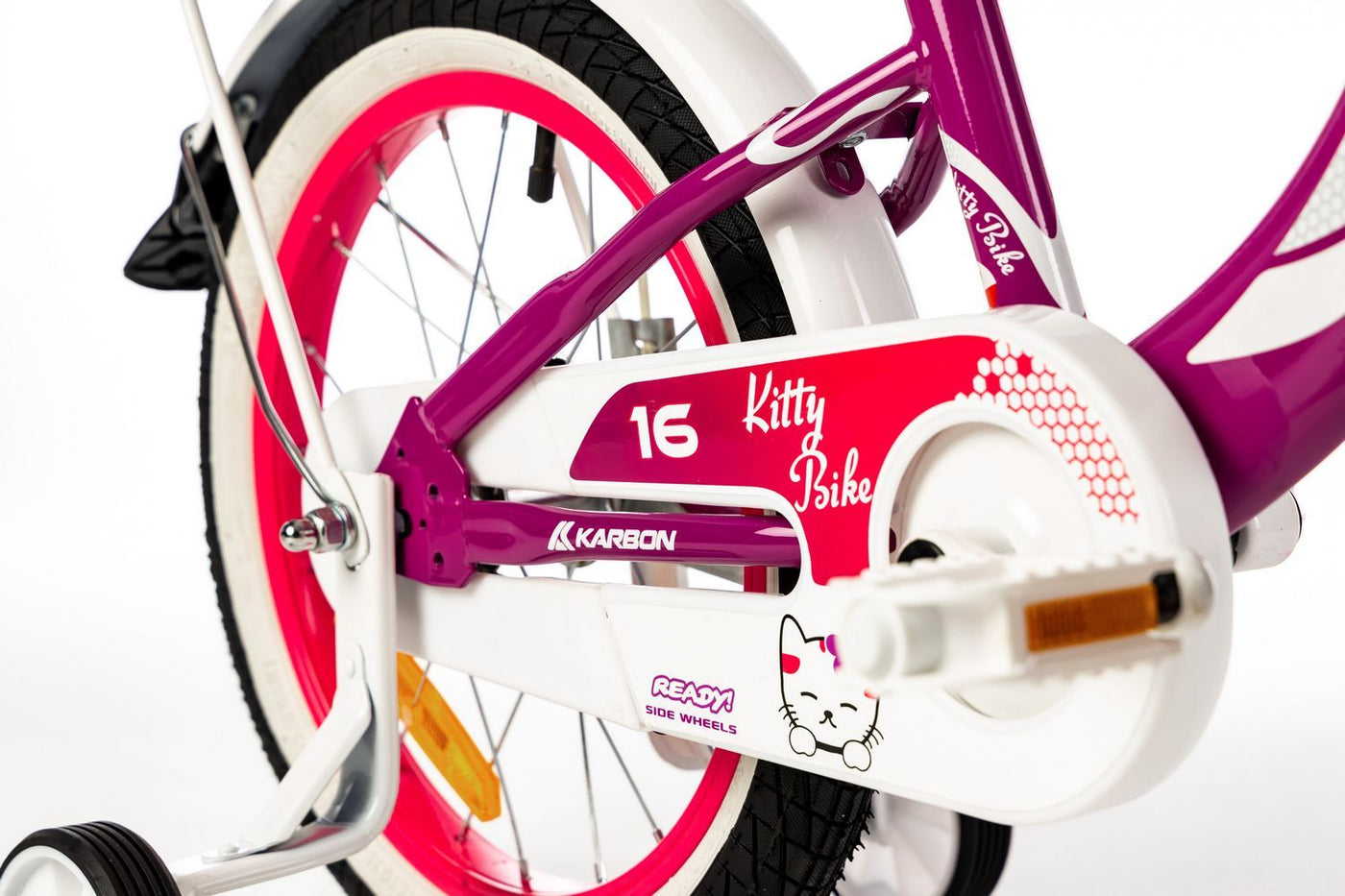 Dviratis Karbon Kitty 16 violet-white