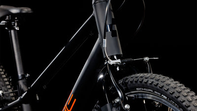 Dviratis Cube Numove 240 black'n'orange 2025