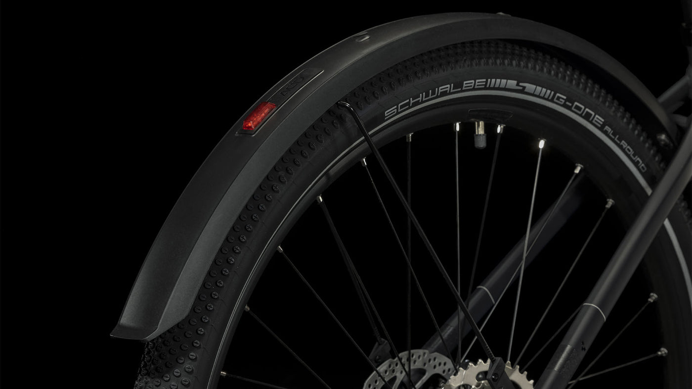 Elektrinis dviratis Cube Nuride Hybrid Pro 750 Allroad Trapeze black'n'metal 2023-54 cm / M