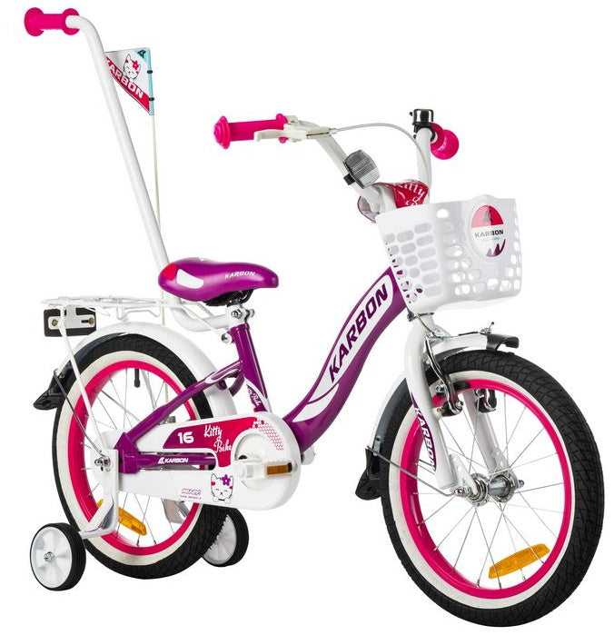 Dviratis Karbon Kitty 16 violet-white