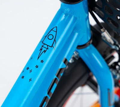 Dviratis Karbon Rocket ALU 14 blue-red