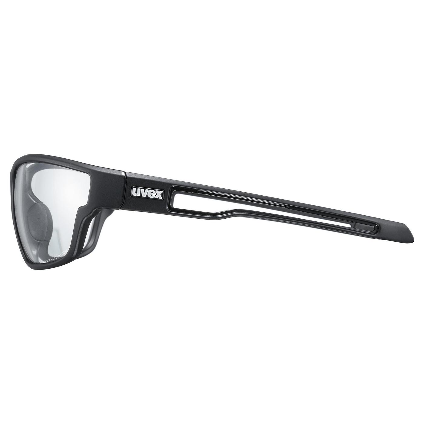 Akiniai Uvex Sportstyle 806 Variomatic black mat / smoke