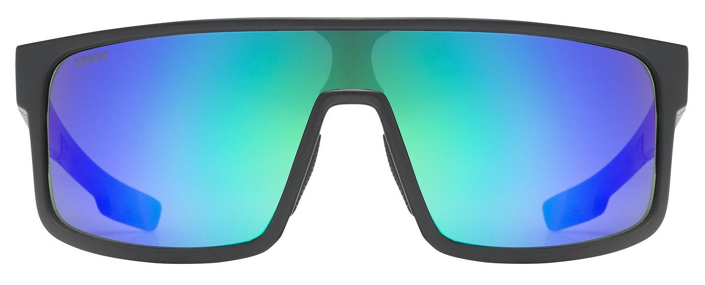 Dviratininko akiniai Uvex LGL 51 black matt / mirror green