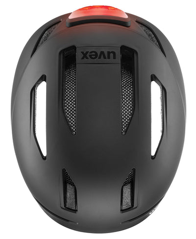 Šalmas Uvex urban planet LED black matt-58-61CM
