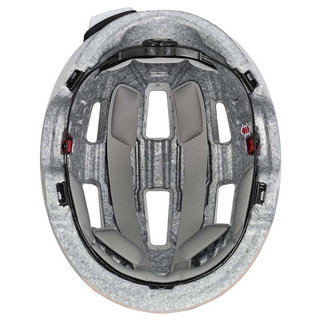 Šalmas Uvex City 4 dust rose-grey wave WE-55-58CM