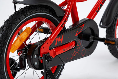 Dviratis Karbon Rocket ALU 14 red-black