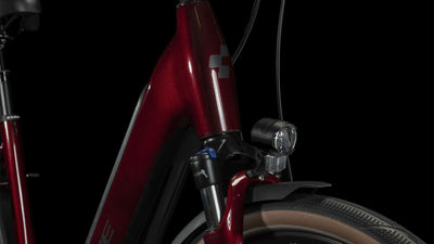 Elektrinis dviratis Cube Supreme Hybrid Pro 625 Easy Entry red'n'black 2023-54 cm / M