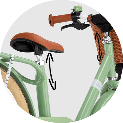 Dviratis PUKY Steel Classic 18 retro-green