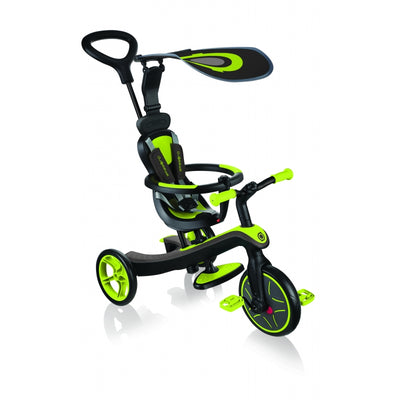 Globber triratukas Explorer Trike 4in1 žalias