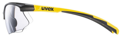 Dviratininko akiniai Uvex sportstyle 802 V black matt-sunbee/ smoke