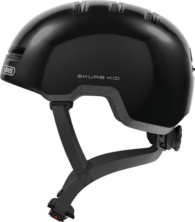 Šalmas Abus Skurb Kid shiny black-M