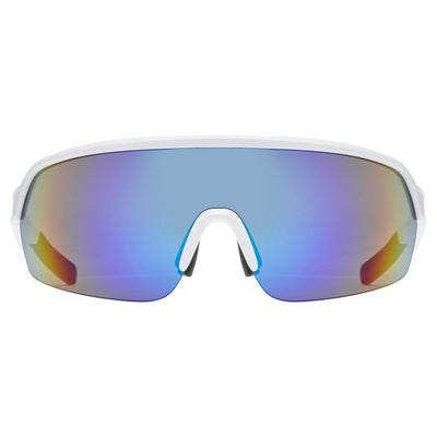 Akiniai Uvex Sportstyle 227 white mat / mirror blue