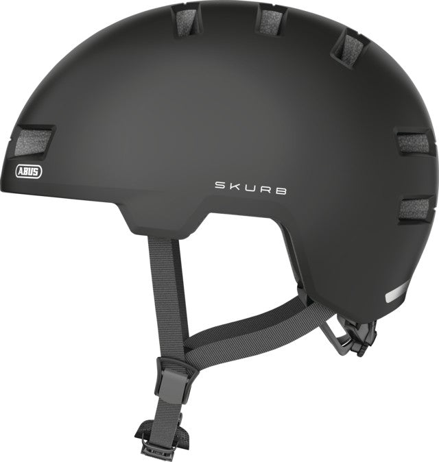 Šalmas Abus Skurb velvet black-L